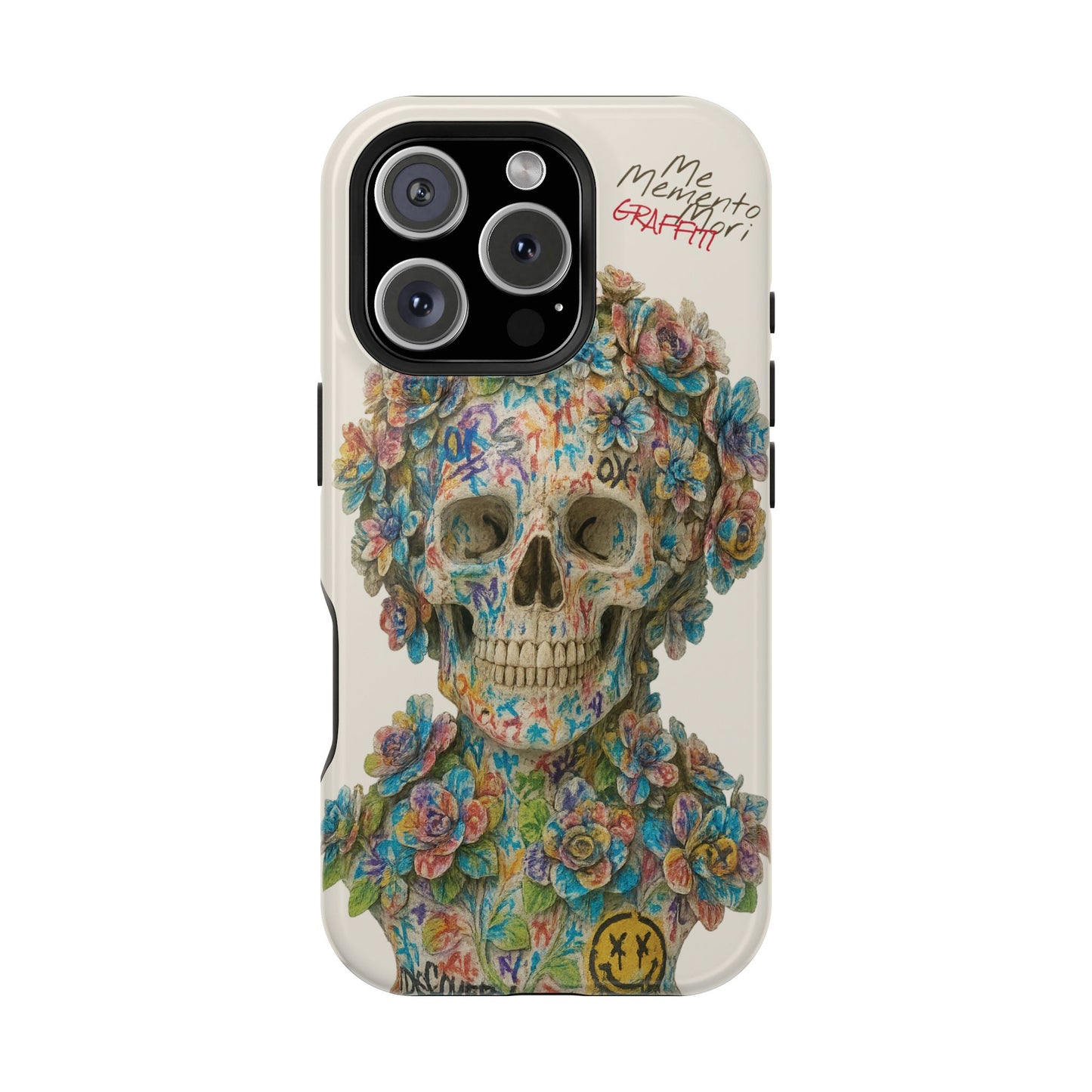 Me Memento Mori Graffiti Magnetic Impact-Resistant Cases