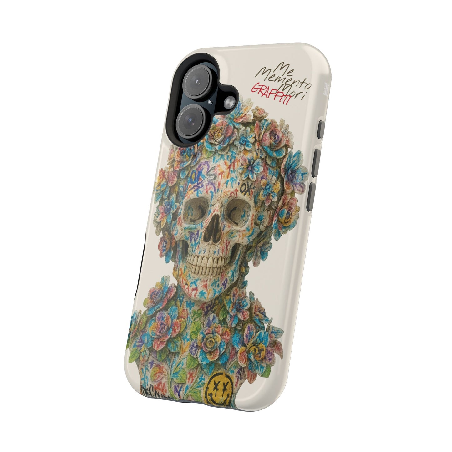 Me Memento Mori Graffiti Magnetic Impact-Resistant Cases