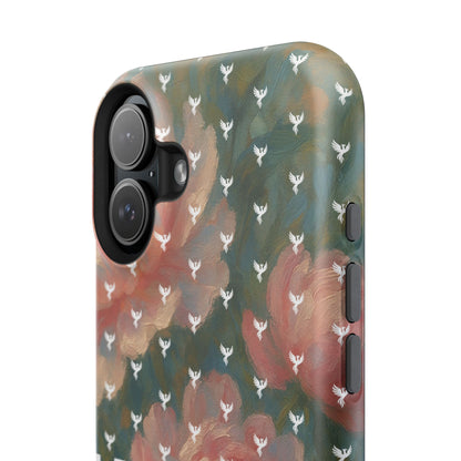 The Peonies Magnetic Impact-Resistant iPhone Case
