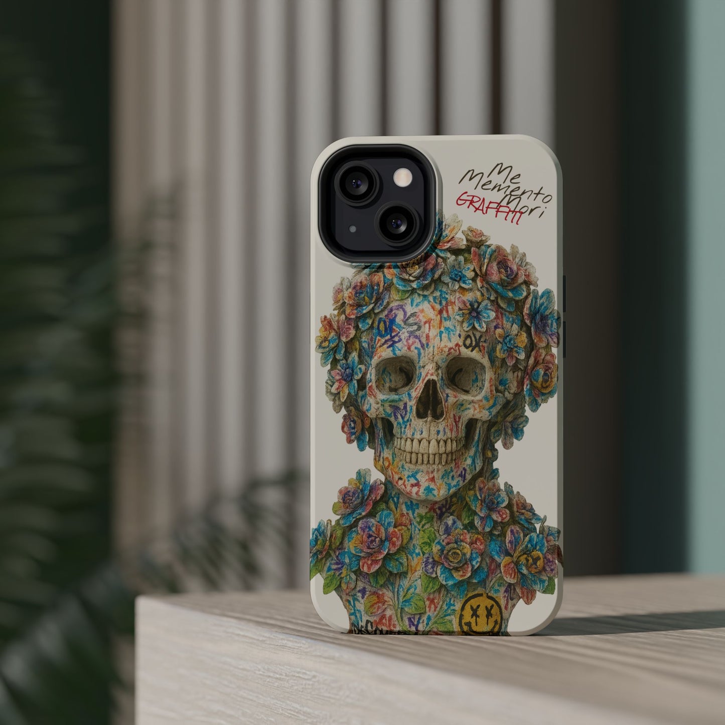 Me Memento Mori Graffiti Magnetic Impact-Resistant Cases