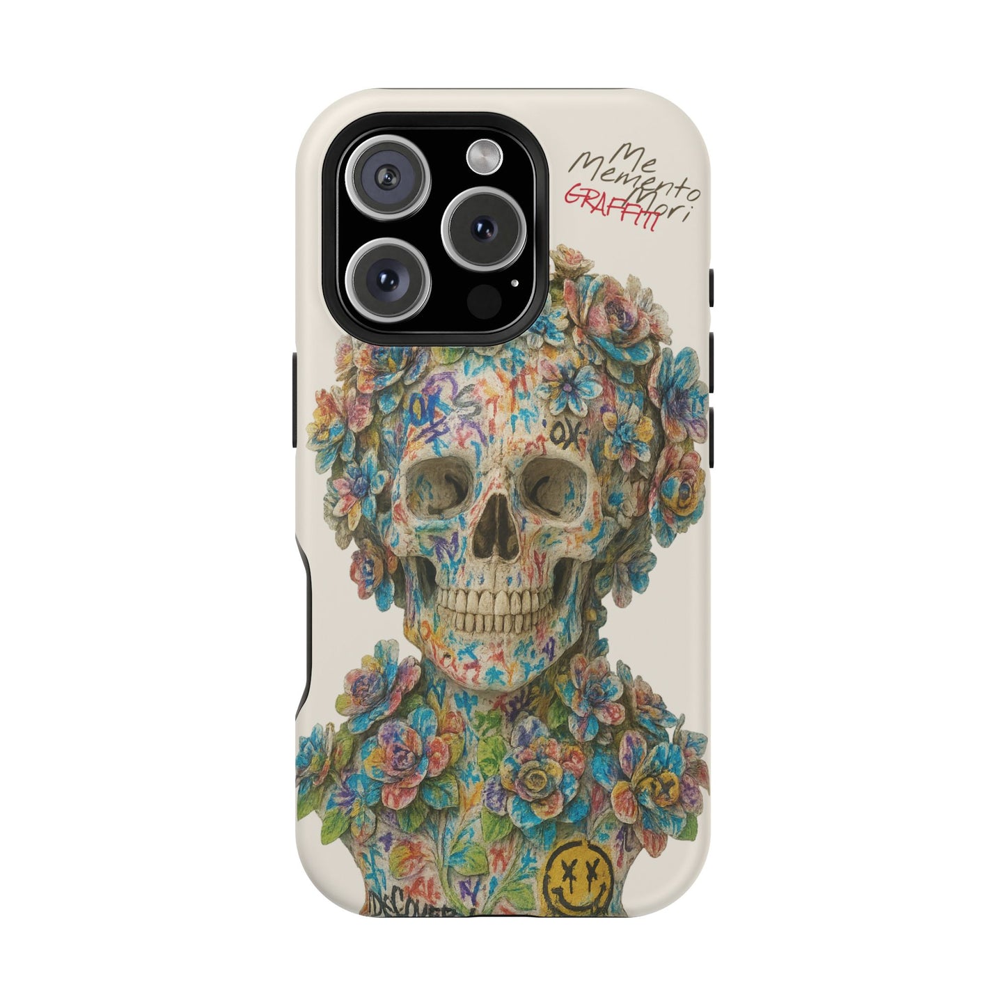 Me Memento Mori Graffiti Magnetic Impact-Resistant Cases