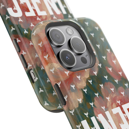 The Peonies Magnetic Impact-Resistant iPhone Case