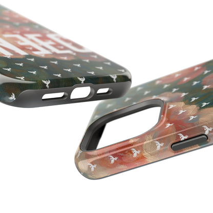 The Peonies Magnetic Impact-Resistant iPhone Case