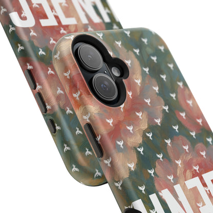 The Peonies Magnetic Impact-Resistant iPhone Case