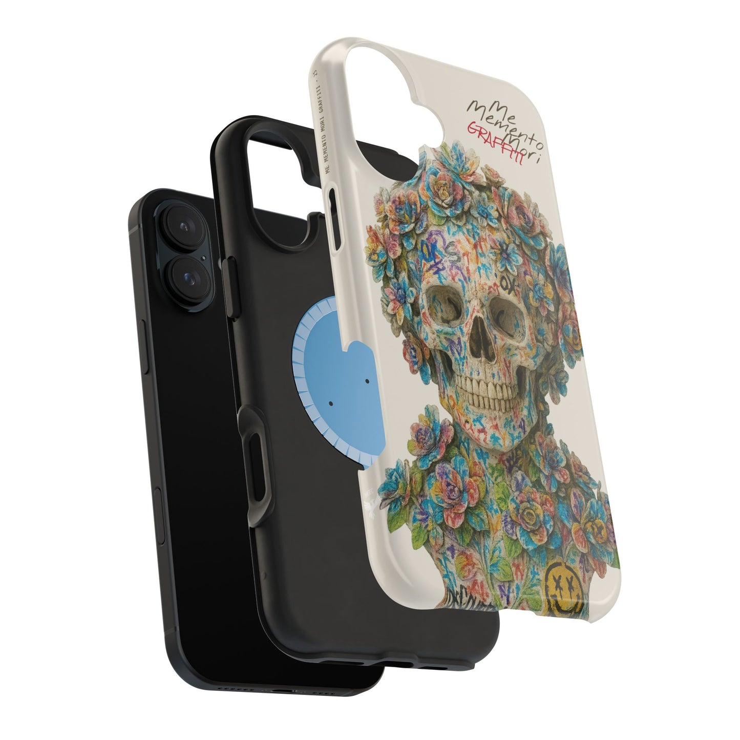 Me Memento Mori Graffiti Magnetic Impact-Resistant Cases