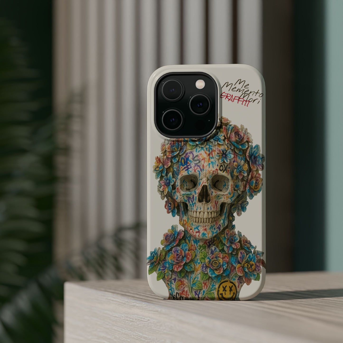 Me Memento Mori Graffiti Magnetic Impact-Resistant Cases