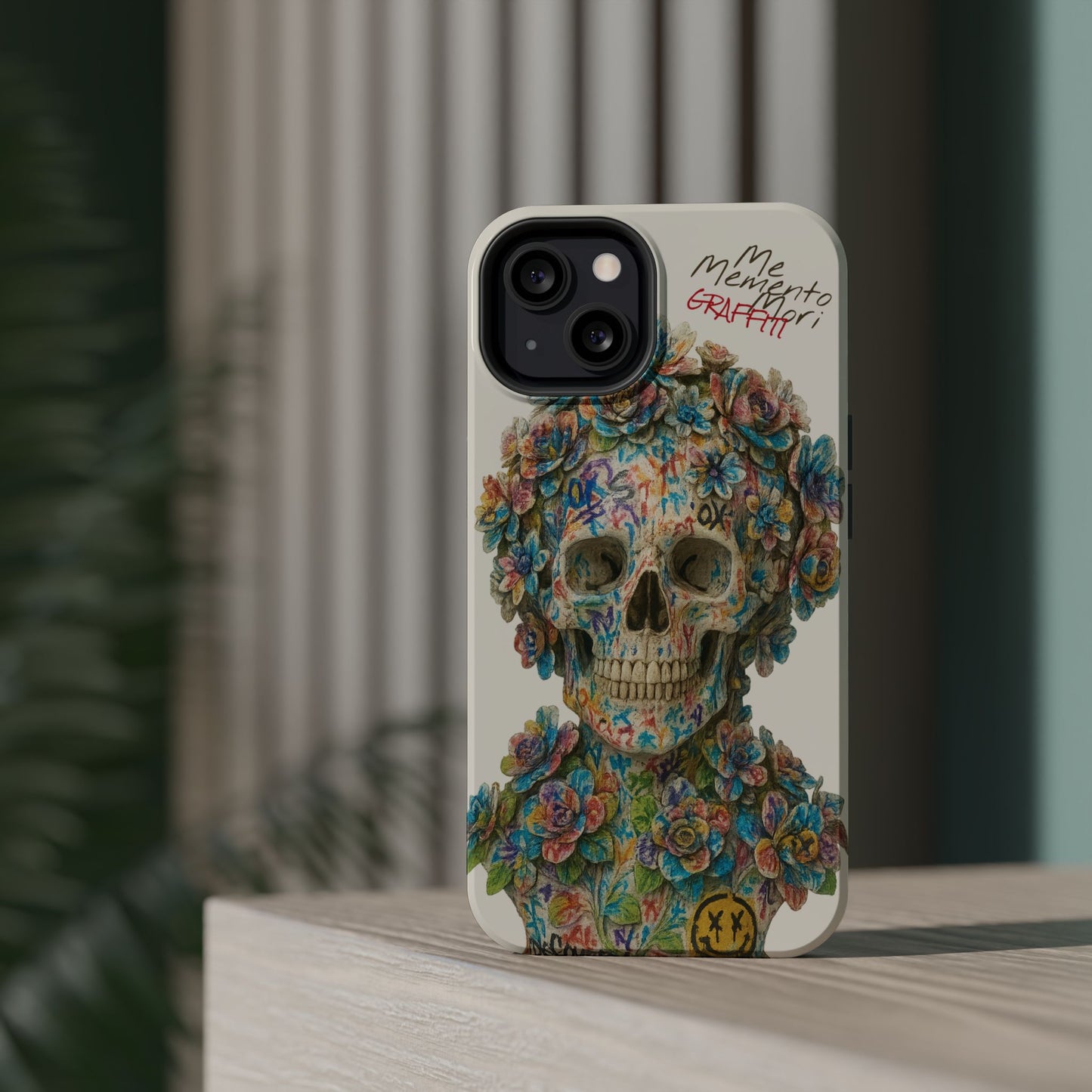 Me Memento Mori Graffiti Magnetic Impact-Resistant Cases