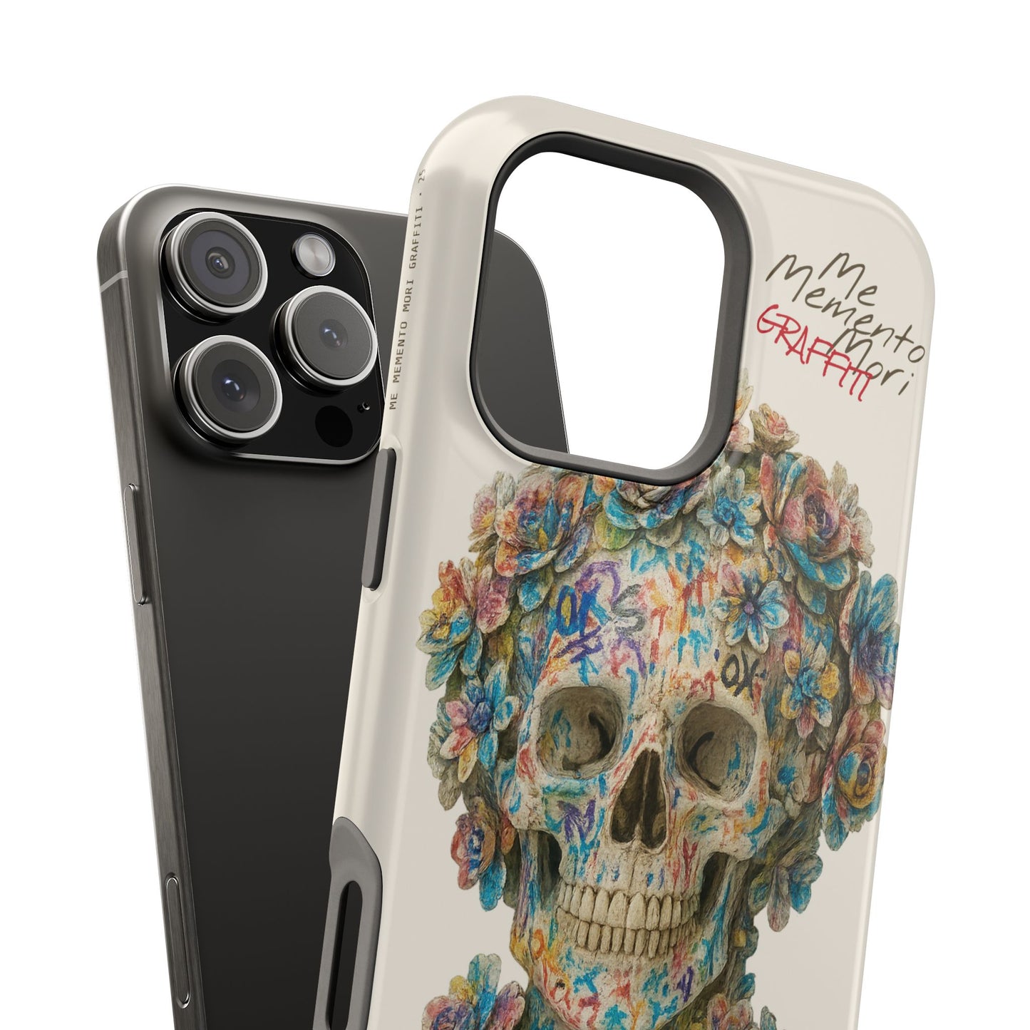 Me Memento Mori Graffiti Magnetic Impact-Resistant Cases