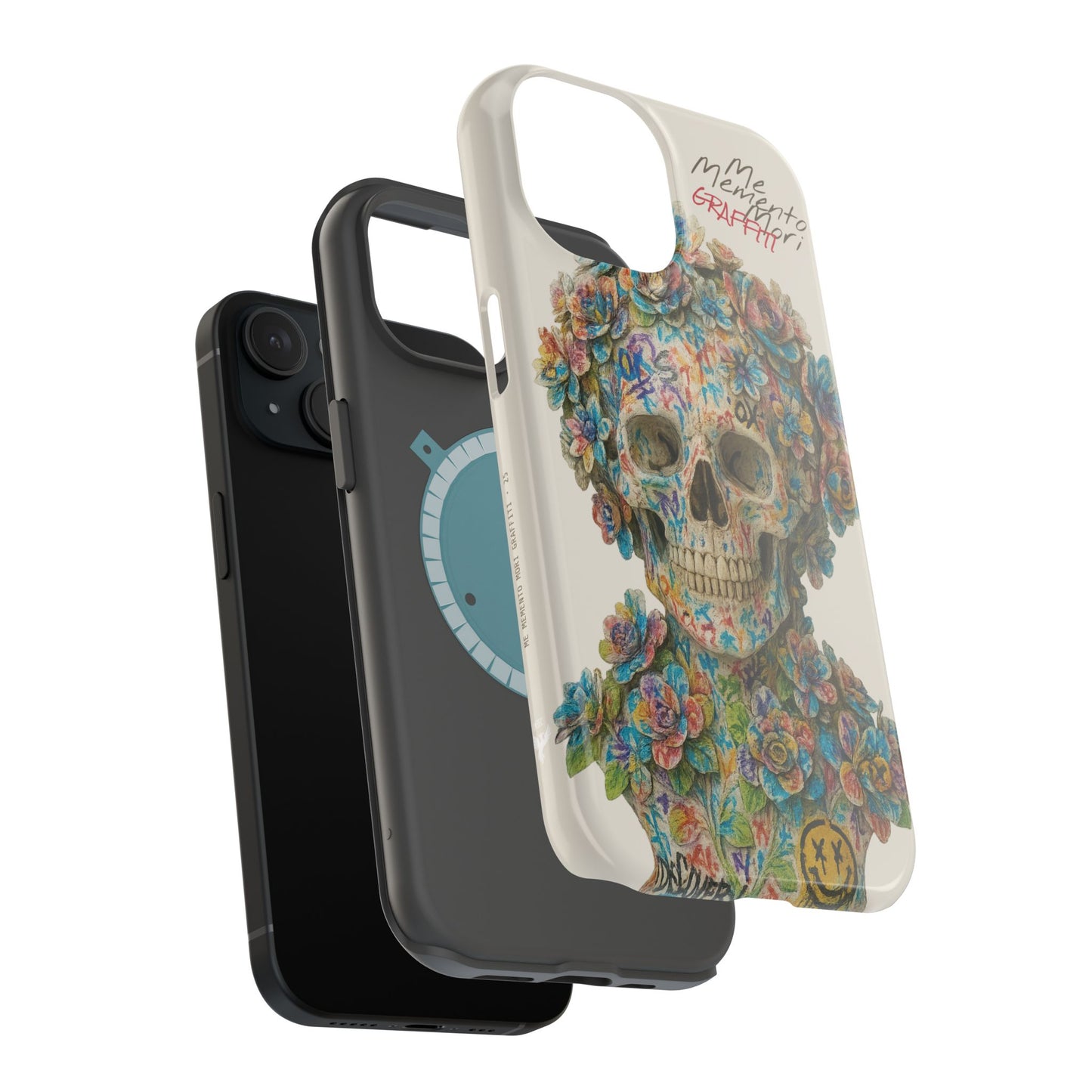 Me Memento Mori Graffiti Magnetic Impact-Resistant Cases