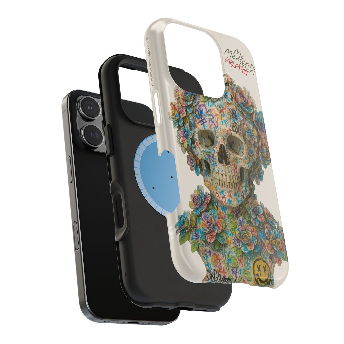 Me Memento Mori Graffiti Magnetic Impact-Resistant Cases