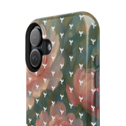 The Peonies Magnetic Impact-Resistant iPhone Case