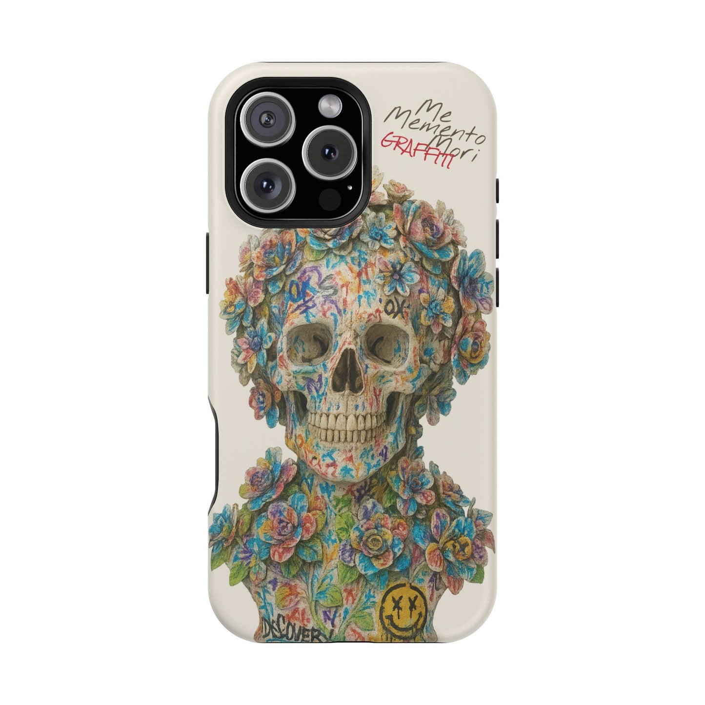 Me Memento Mori Graffiti Magnetic Impact-Resistant Cases