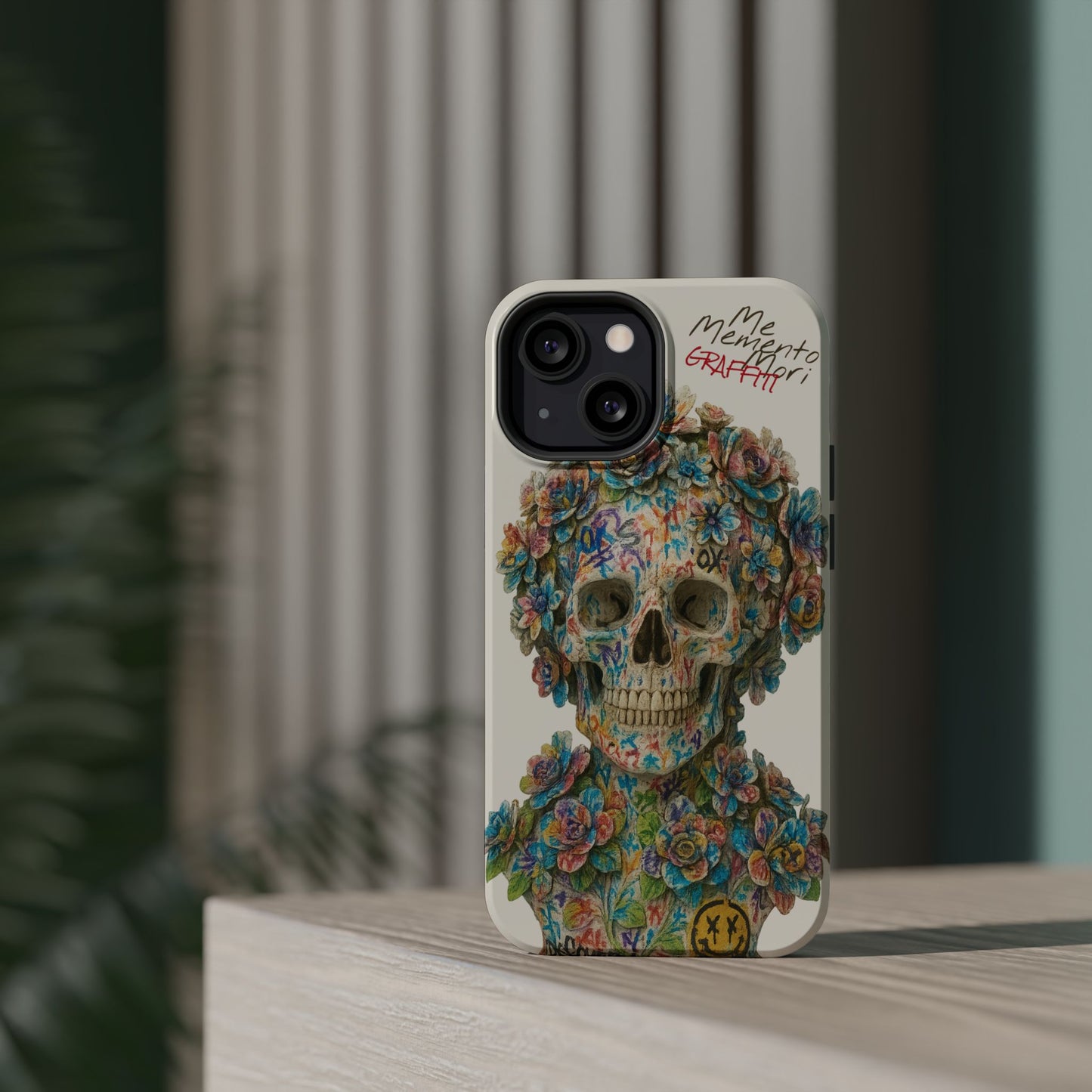 Me Memento Mori Graffiti Magnetic Impact-Resistant Cases