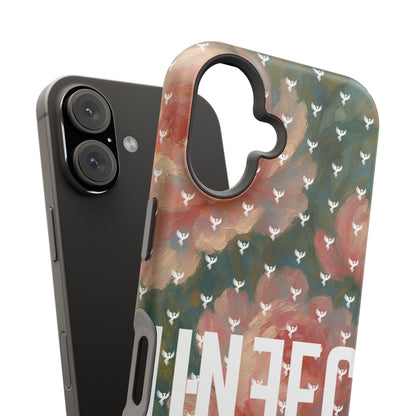 The Peonies Magnetic Impact-Resistant iPhone Case