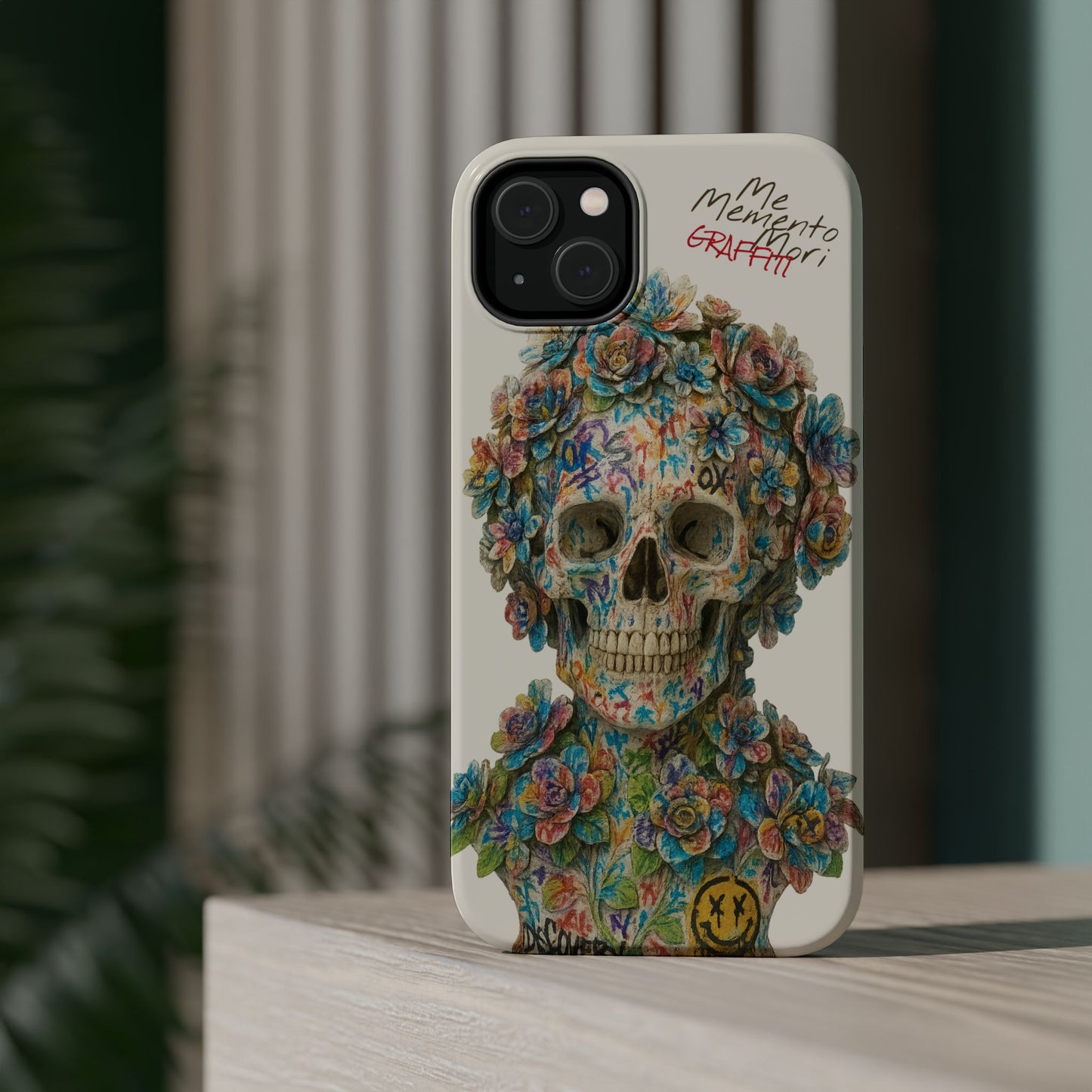 Me Memento Mori Graffiti Magnetic Impact-Resistant Cases