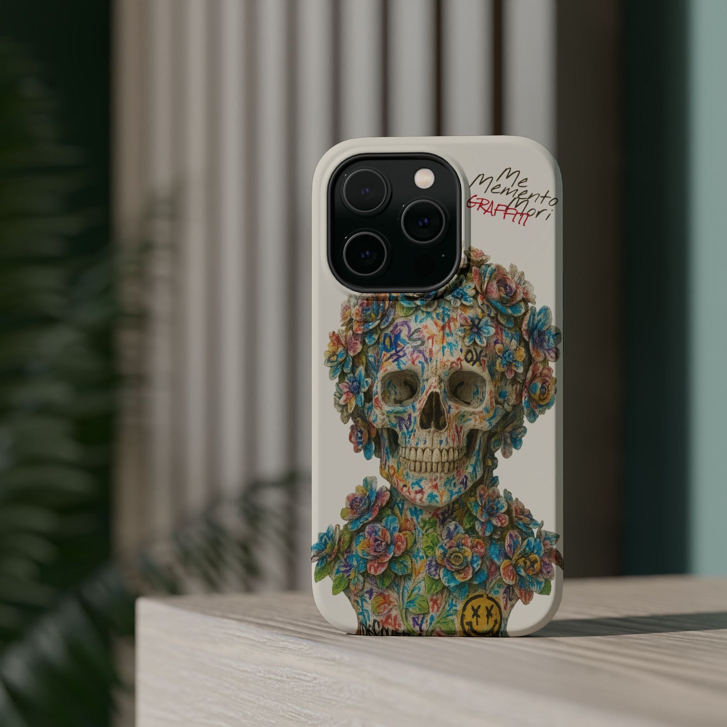 Me Memento Mori Graffiti Magnetic Impact-Resistant Cases