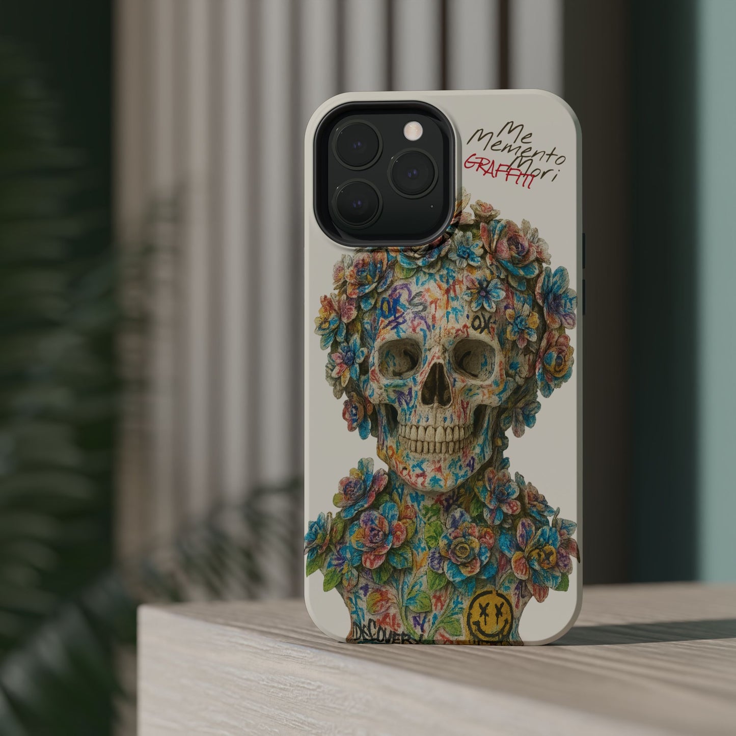 Me Memento Mori Graffiti Magnetic Impact-Resistant Cases