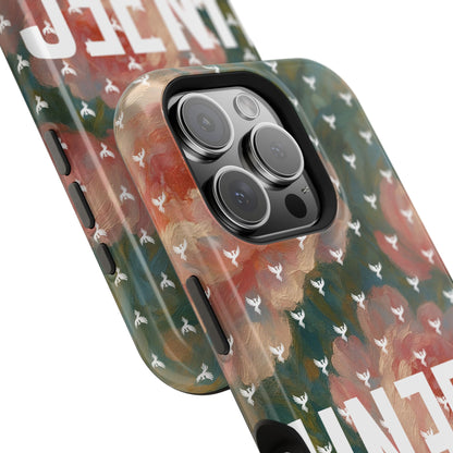 The Peonies Magnetic Impact-Resistant iPhone Case