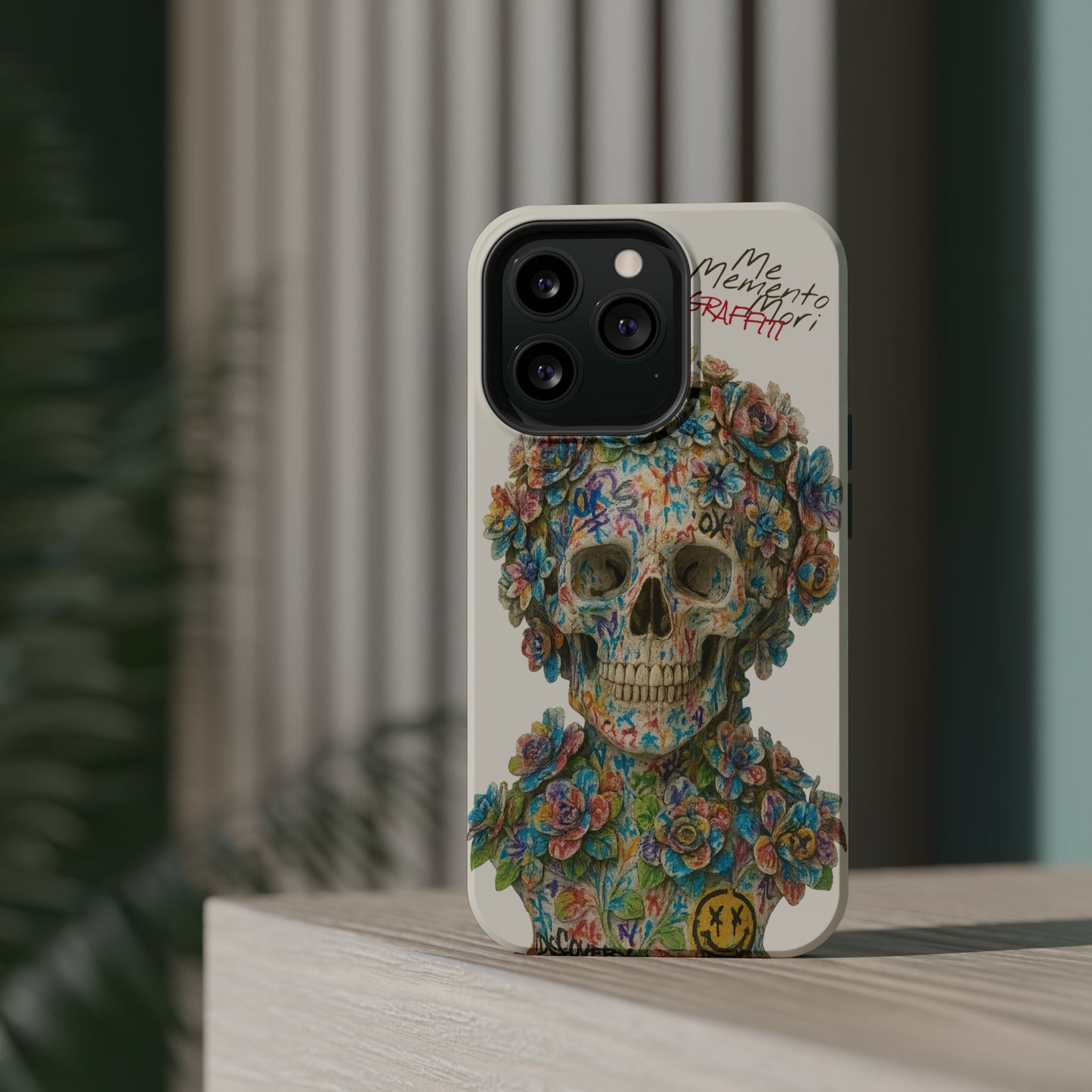 Me Memento Mori Graffiti Magnetic Impact-Resistant Cases