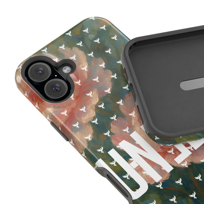 The Peonies Magnetic Impact-Resistant iPhone Case