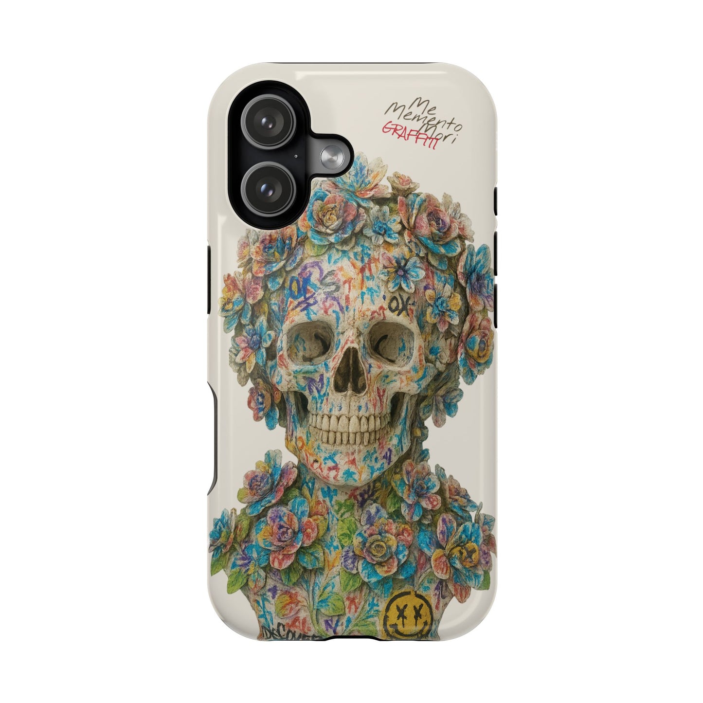 Me Memento Mori Graffiti Magnetic Impact-Resistant Cases