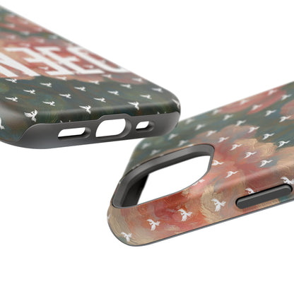 The Peonies Magnetic Impact-Resistant iPhone Case