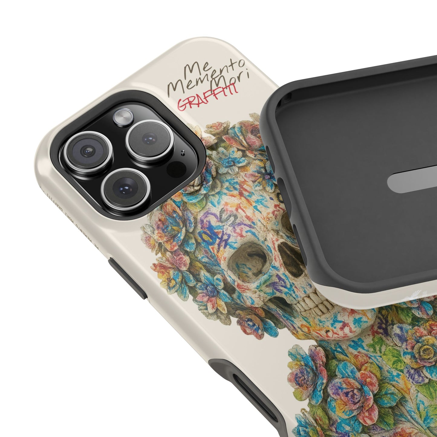 Me Memento Mori Graffiti Magnetic Impact-Resistant Cases