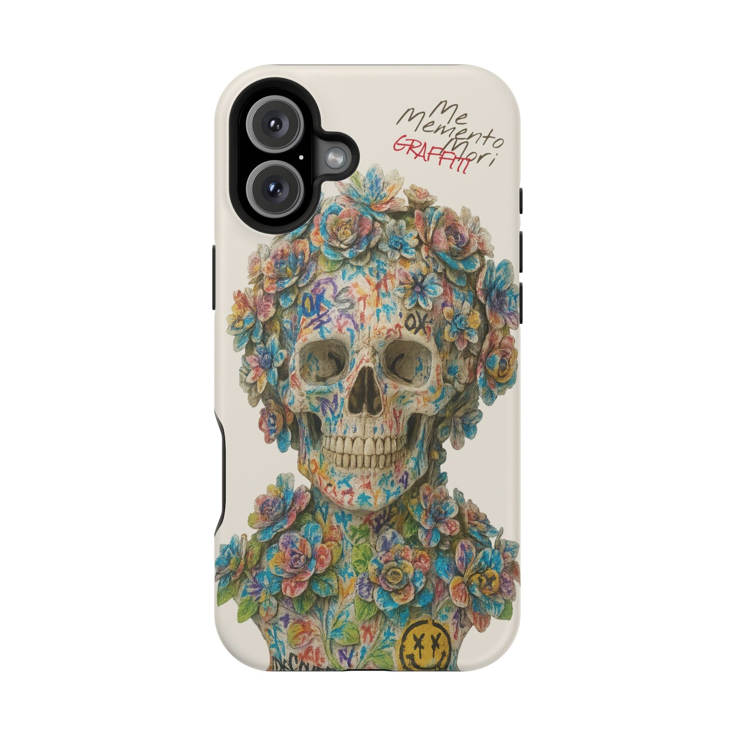 Me Memento Mori Graffiti Magnetic Impact-Resistant Cases