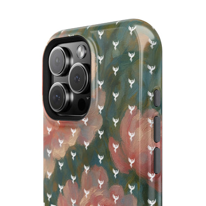 The Peonies Magnetic Impact-Resistant iPhone Case