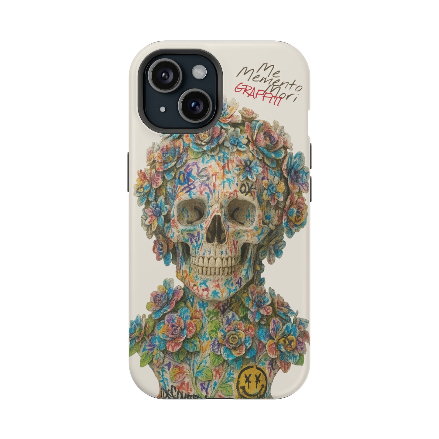 Me Memento Mori Graffiti Magnetic Impact-Resistant Cases