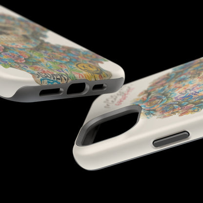 Me Memento Mori Graffiti Magnetic Impact-Resistant Cases