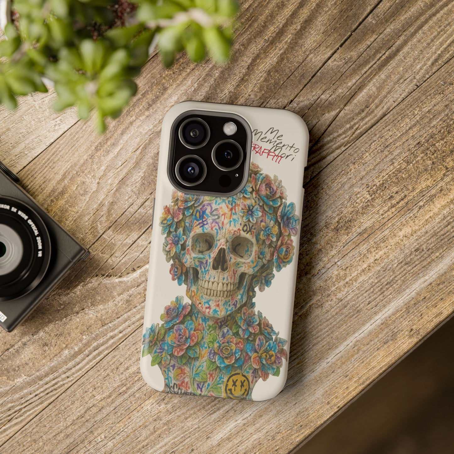 Me Memento Mori Graffiti Magnetic Impact-Resistant Cases