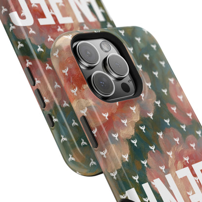 The Peonies Magnetic Impact-Resistant iPhone Case