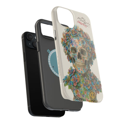 Me Memento Mori Graffiti Magnetic Impact-Resistant Cases