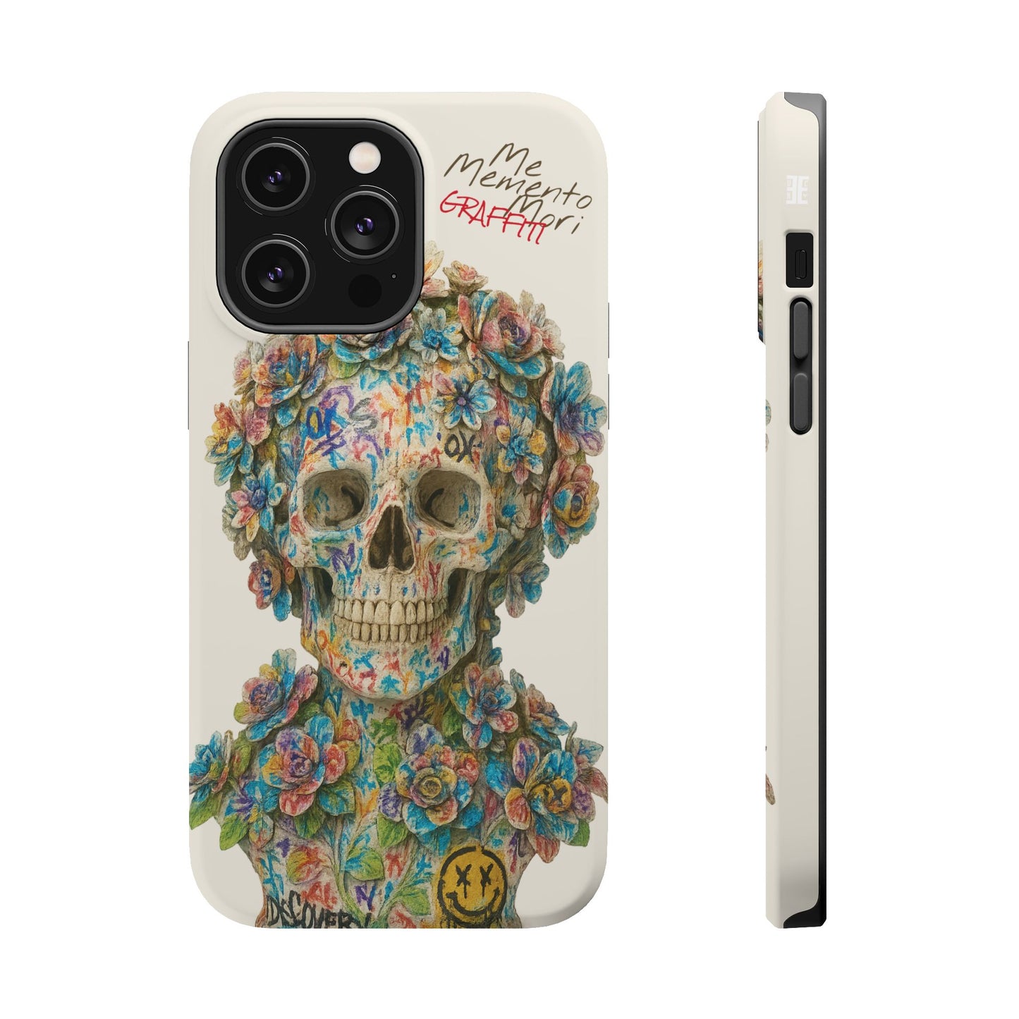Me Memento Mori Graffiti Magnetic Impact-Resistant Cases