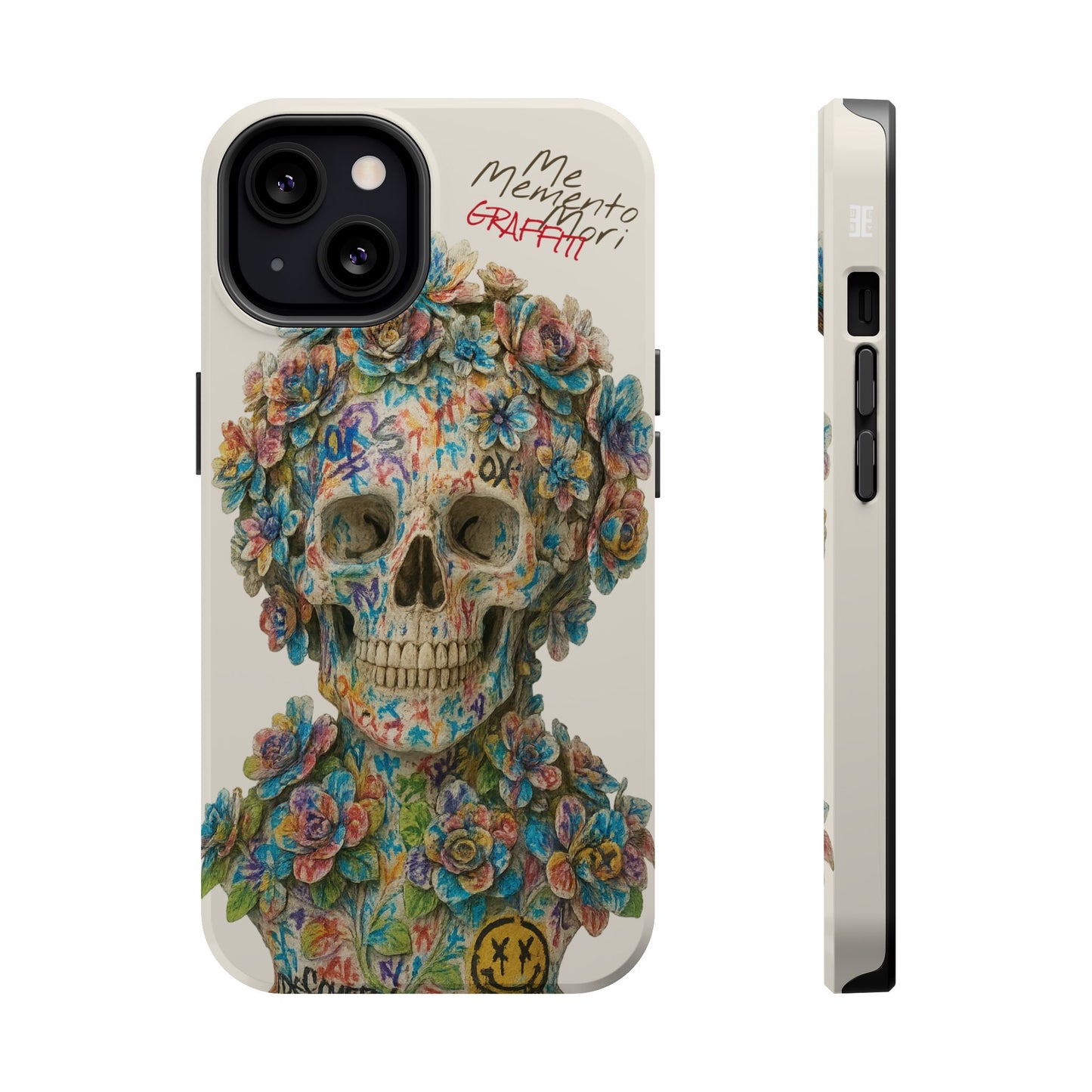 Me Memento Mori Graffiti Magnetic Impact-Resistant Cases
