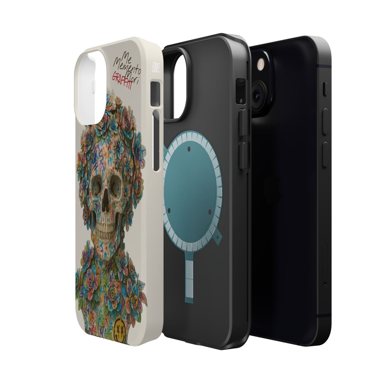 Me Memento Mori Graffiti Magnetic Impact-Resistant Cases