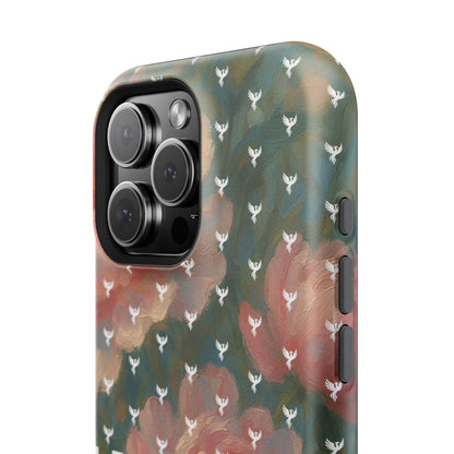 The Peonies Magnetic Impact-Resistant iPhone Case