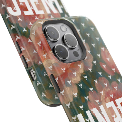 The Peonies Magnetic Impact-Resistant iPhone Case