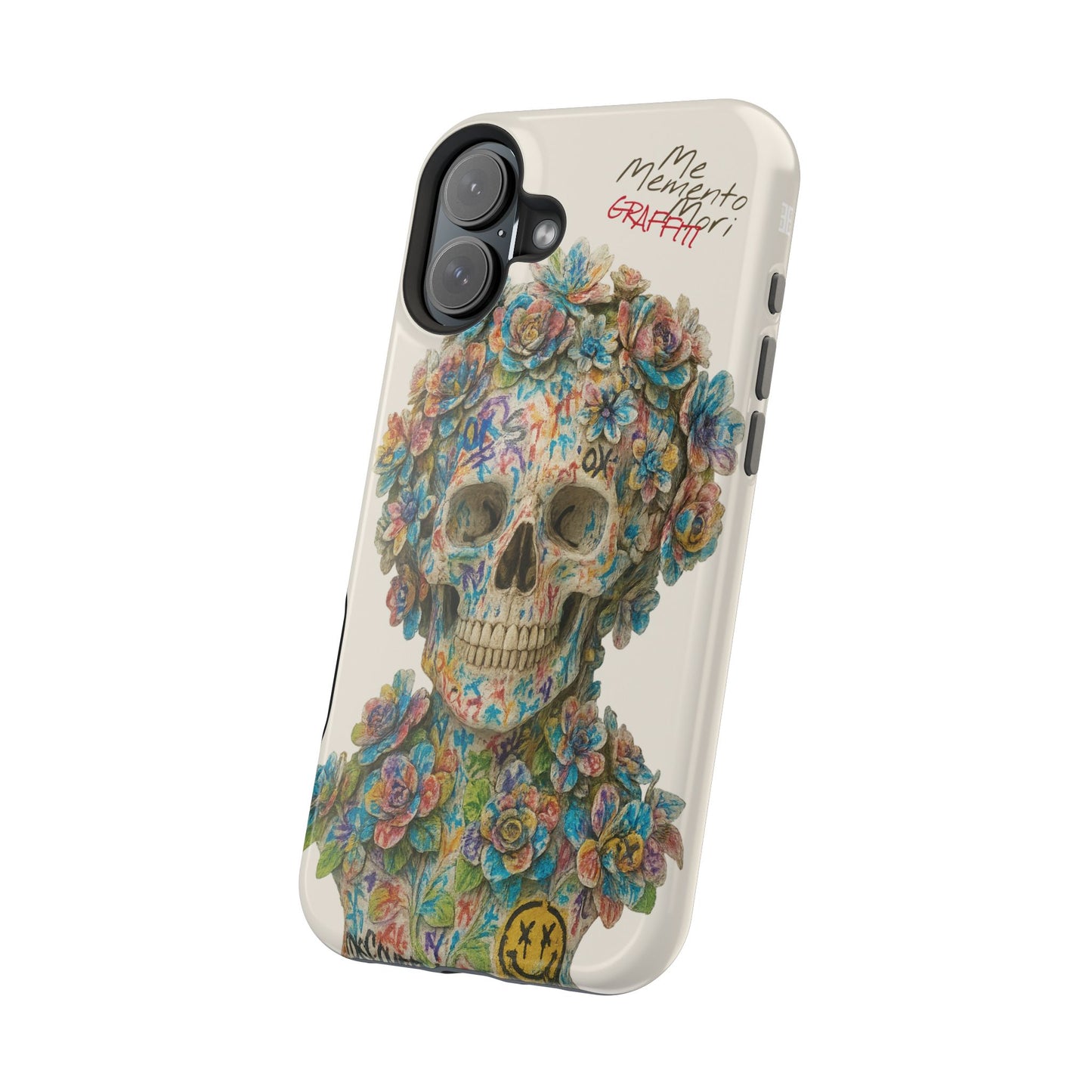 Me Memento Mori Graffiti Magnetic Impact-Resistant Cases