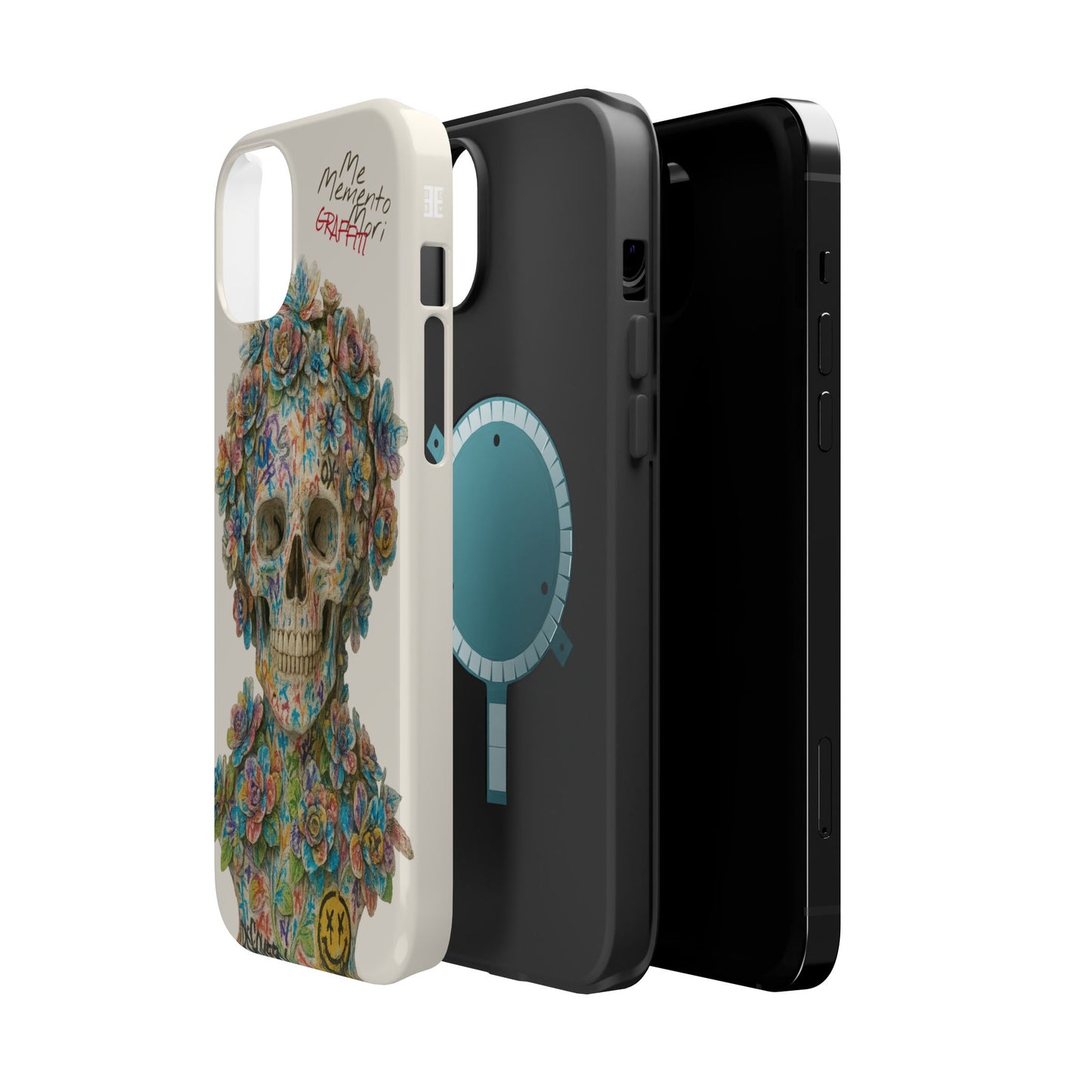 Me Memento Mori Graffiti Magnetic Impact-Resistant Cases