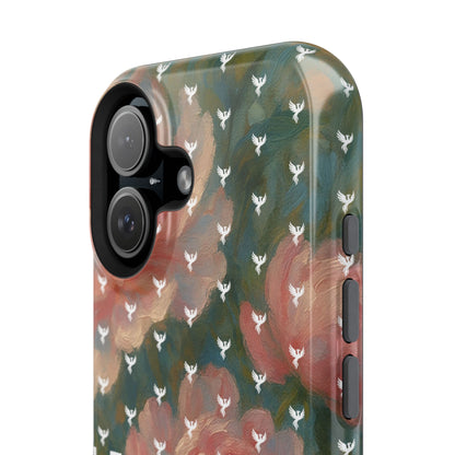 The Peonies Magnetic Impact-Resistant iPhone Case