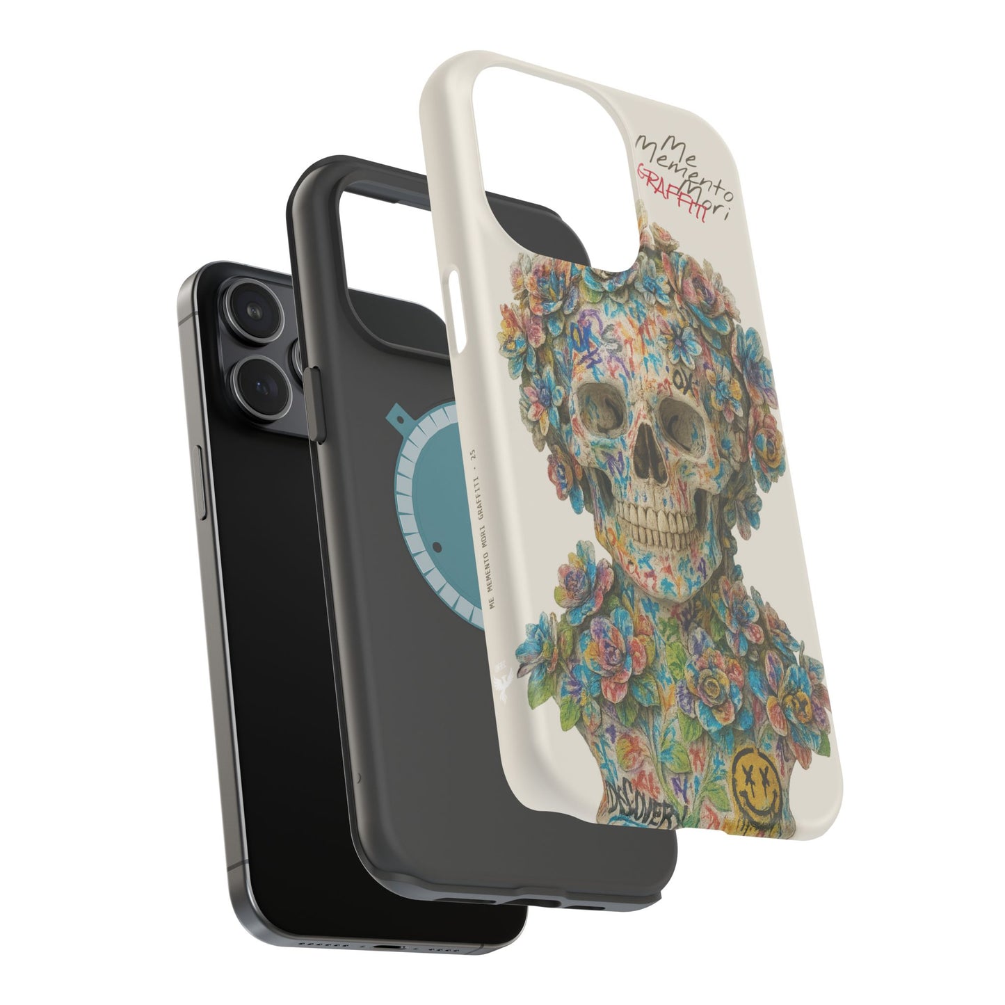 Me Memento Mori Graffiti Magnetic Impact-Resistant Cases