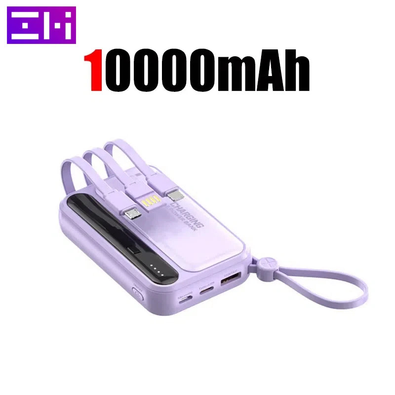ZMI 4 In1 Power Bank - Large Capacity Built in Cables