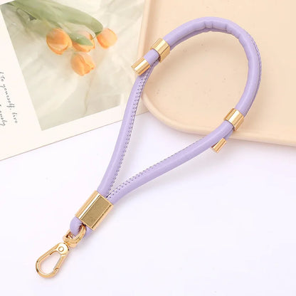 Adjustable PU Leather Keychain Pendant
