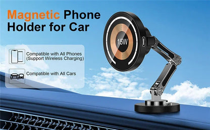 VIKEFON Magnetic Car Wireless Charger