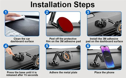 VIKEFON Magnetic Car Wireless Charger