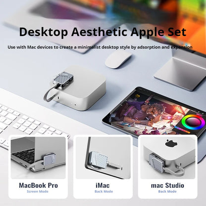 Maiwo Magnetic Portable SSD External - High Speed 2000MB/s