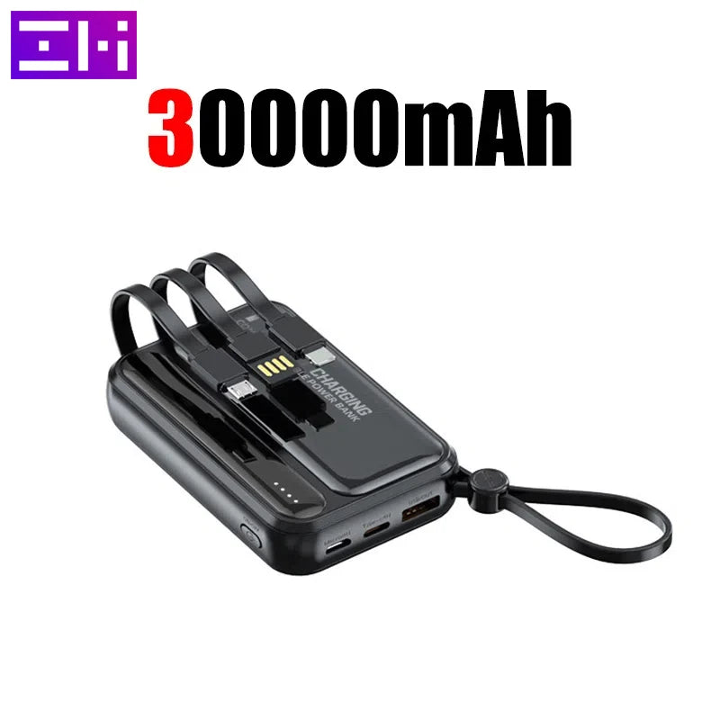 ZMI 4 In1 Power Bank - Large Capacity Built in Cables