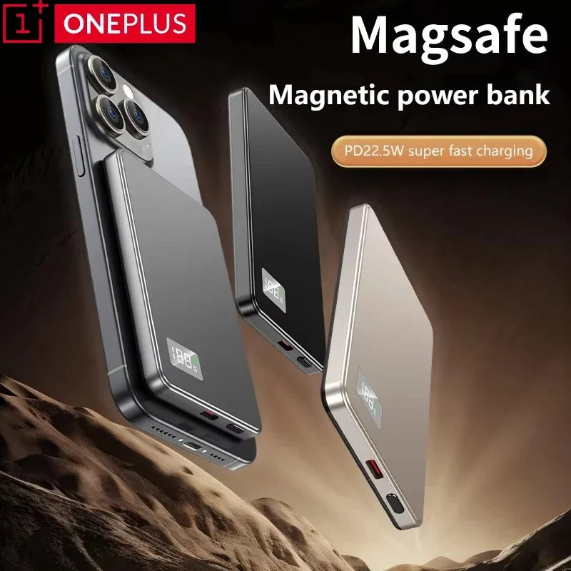 ONEPLUS Magnetic Portable Wireless PowerBank for iPhone and Samsung